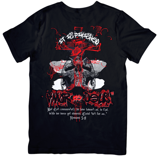 IT IS FINISHED T-Shirt - BLACK/RED