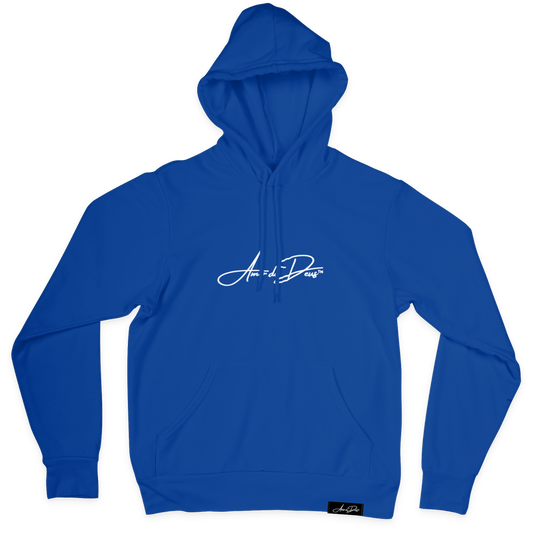READ THE SCRIPTURES Hoodie - BLUE/WHITE