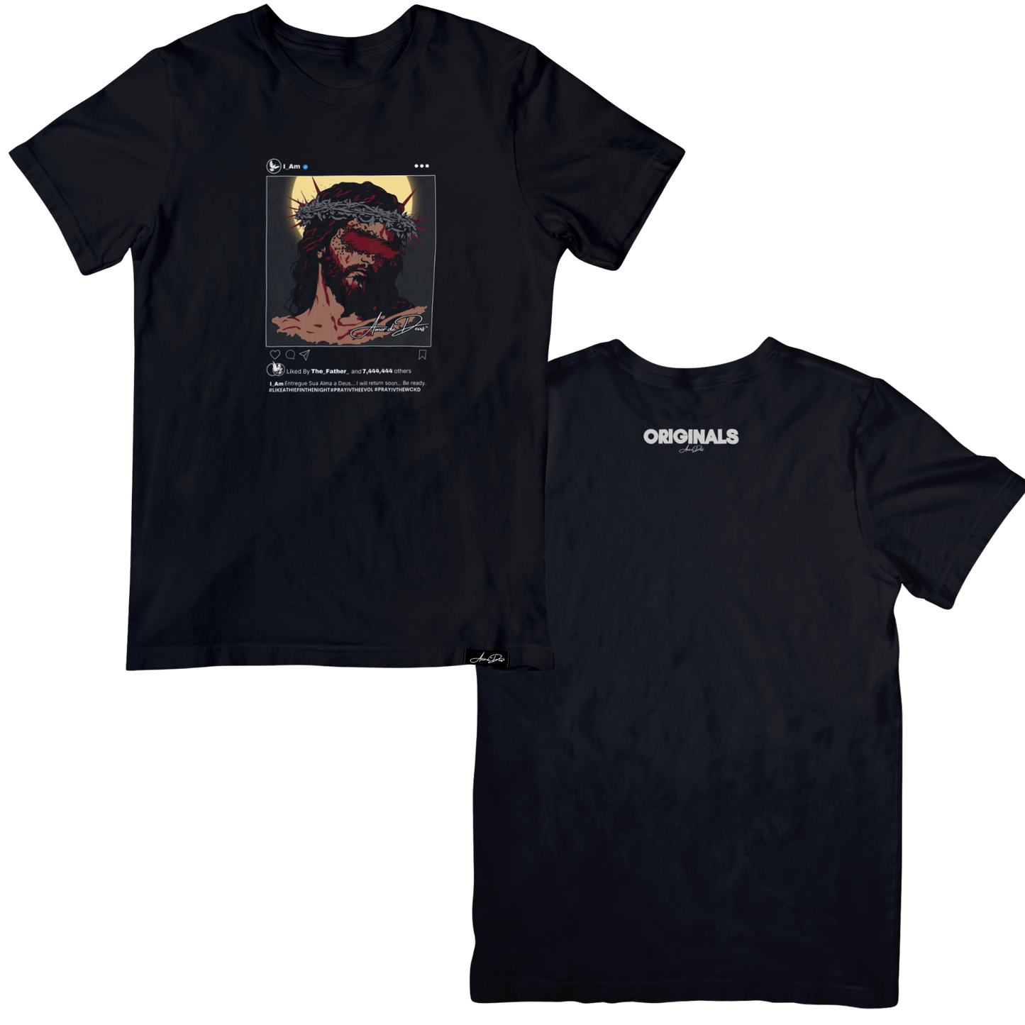 THE REAL INFLUENCER T-Shirt - BLACK