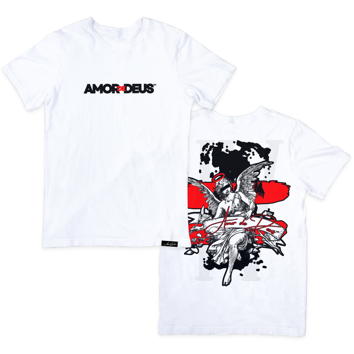 IV THE LOVE OF GOD T-Shirt - RED/BLACK