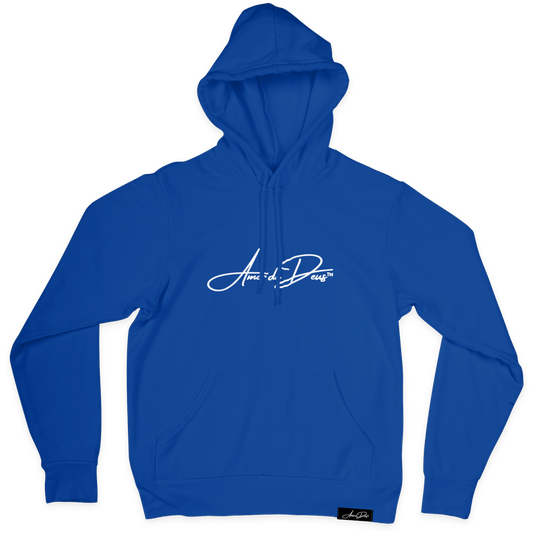 LOVE OF GOD Hoodie - BLUE/WHITE