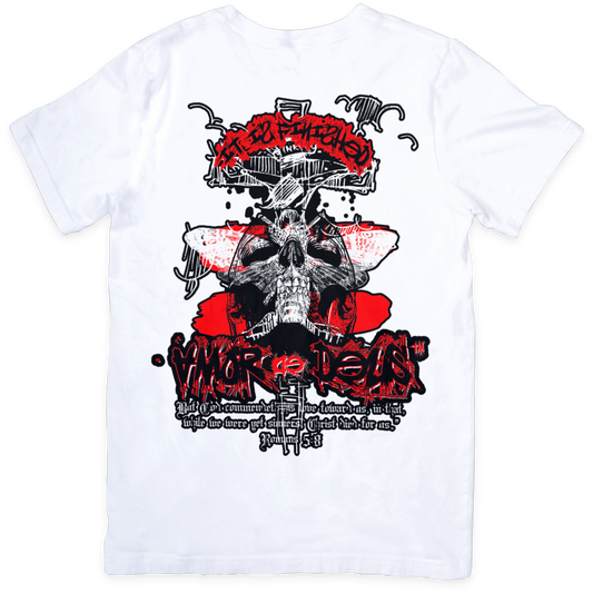 IT IS FINISHED T-Shirt - WHITE/RED