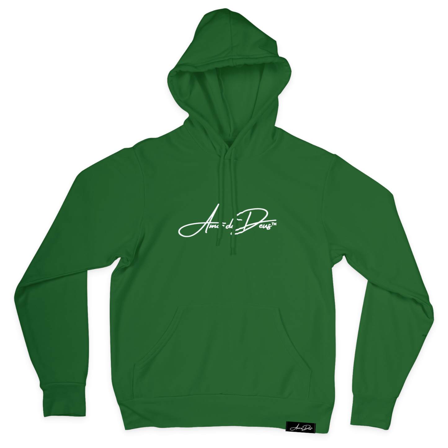 LOVE OF GOD Hoodie - GREEN/WHITE
