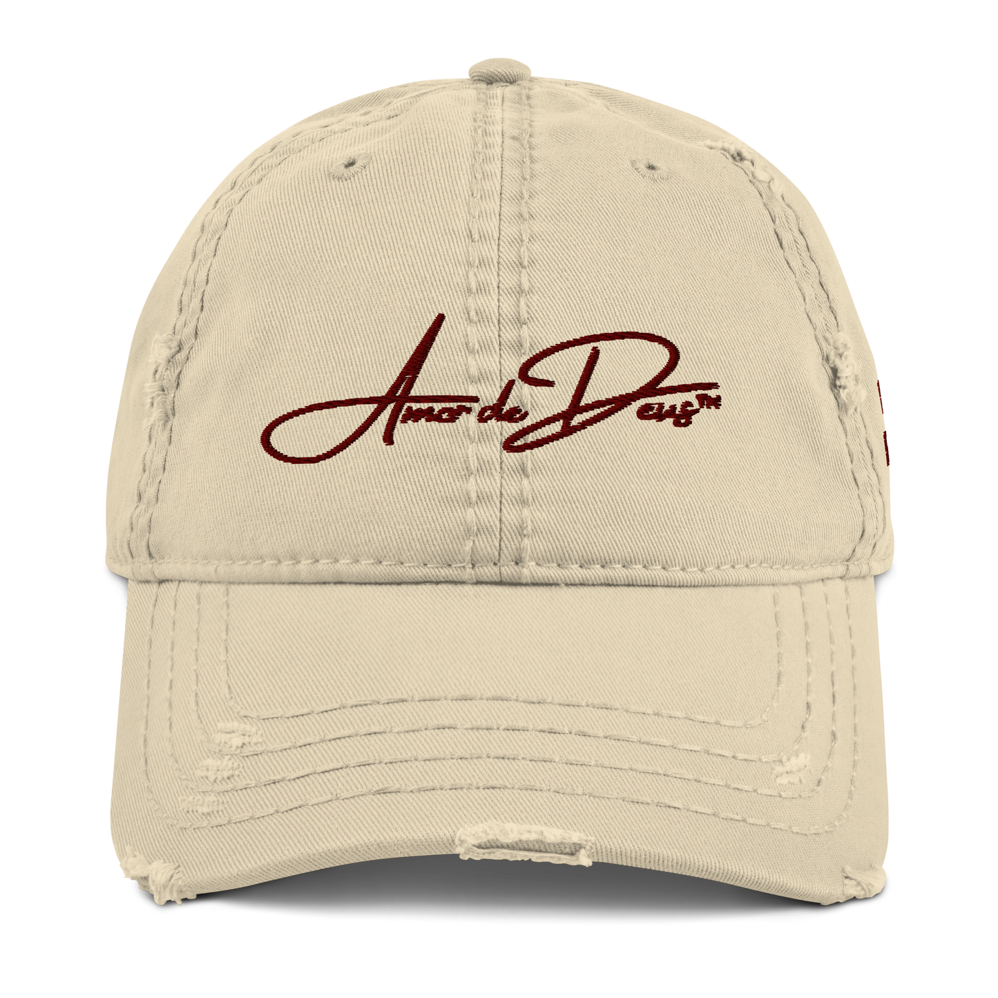 Script Logo Dstrssd Crwn - TAN/MAROON