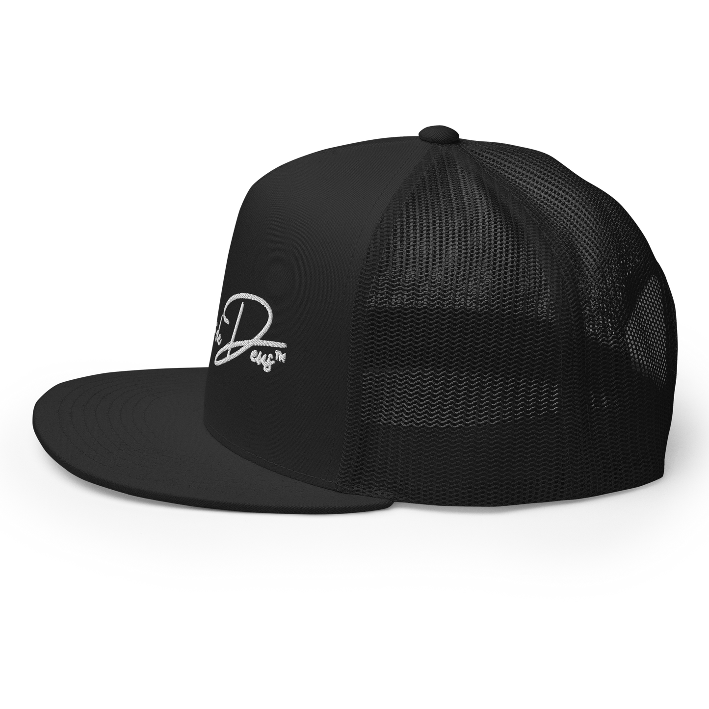 Script Logo Trucker Crwn - BLACK/WHITE