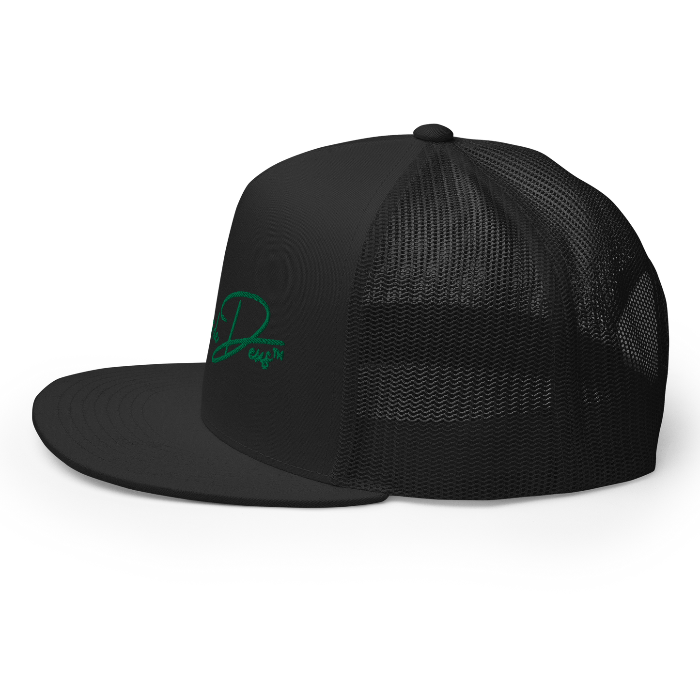 Script Logo Trucker Crwn - BLACK/GREEN