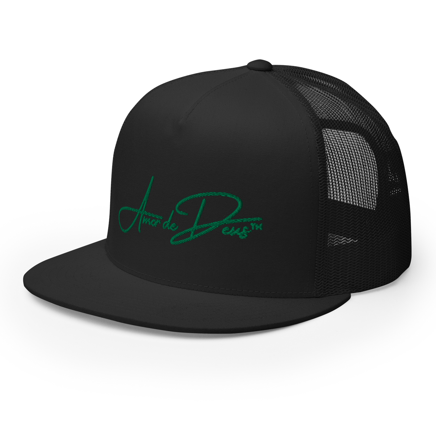Script Logo Trucker Crwn - BLACK/GREEN