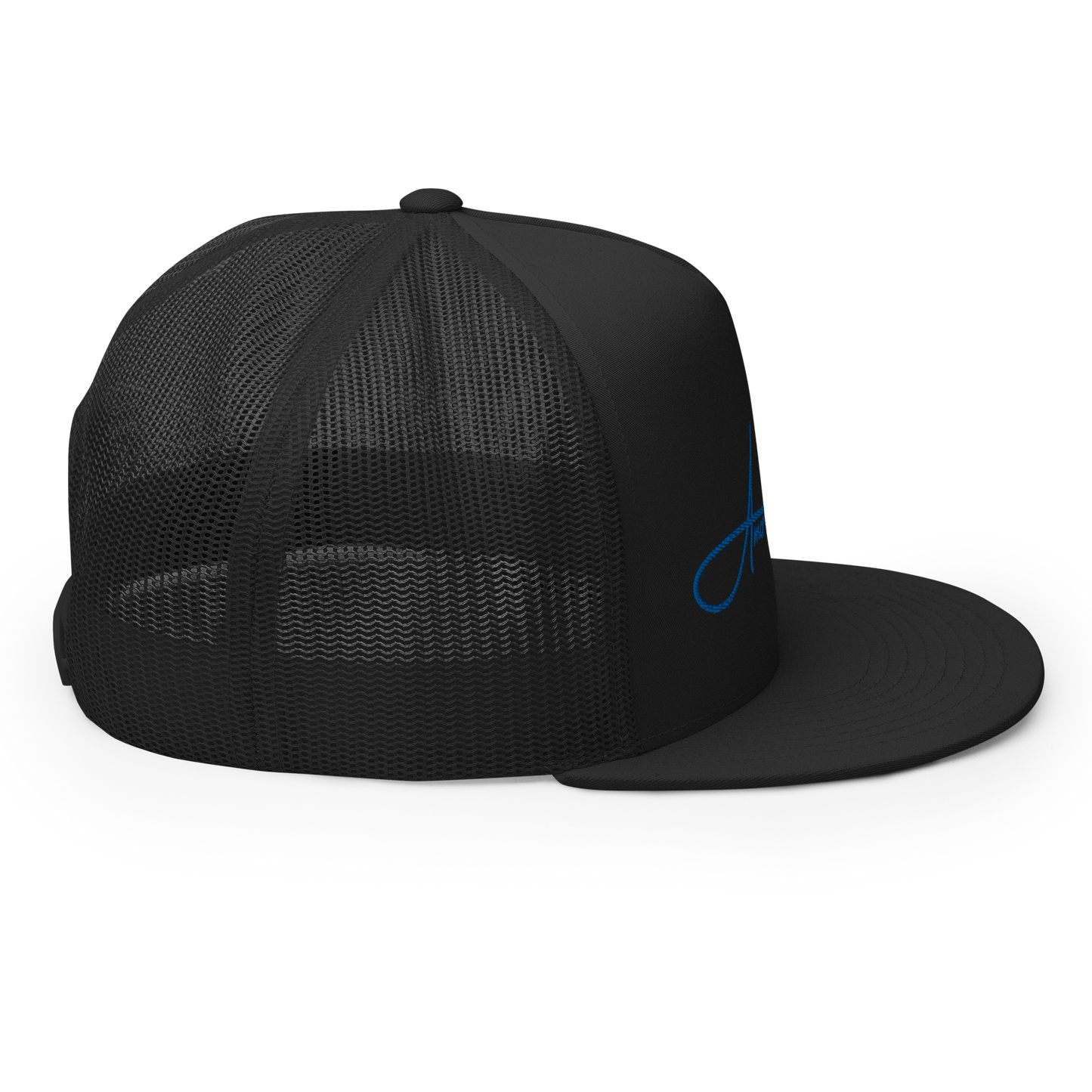 Script Logo Trucker Crwn - BLACK/BLUE