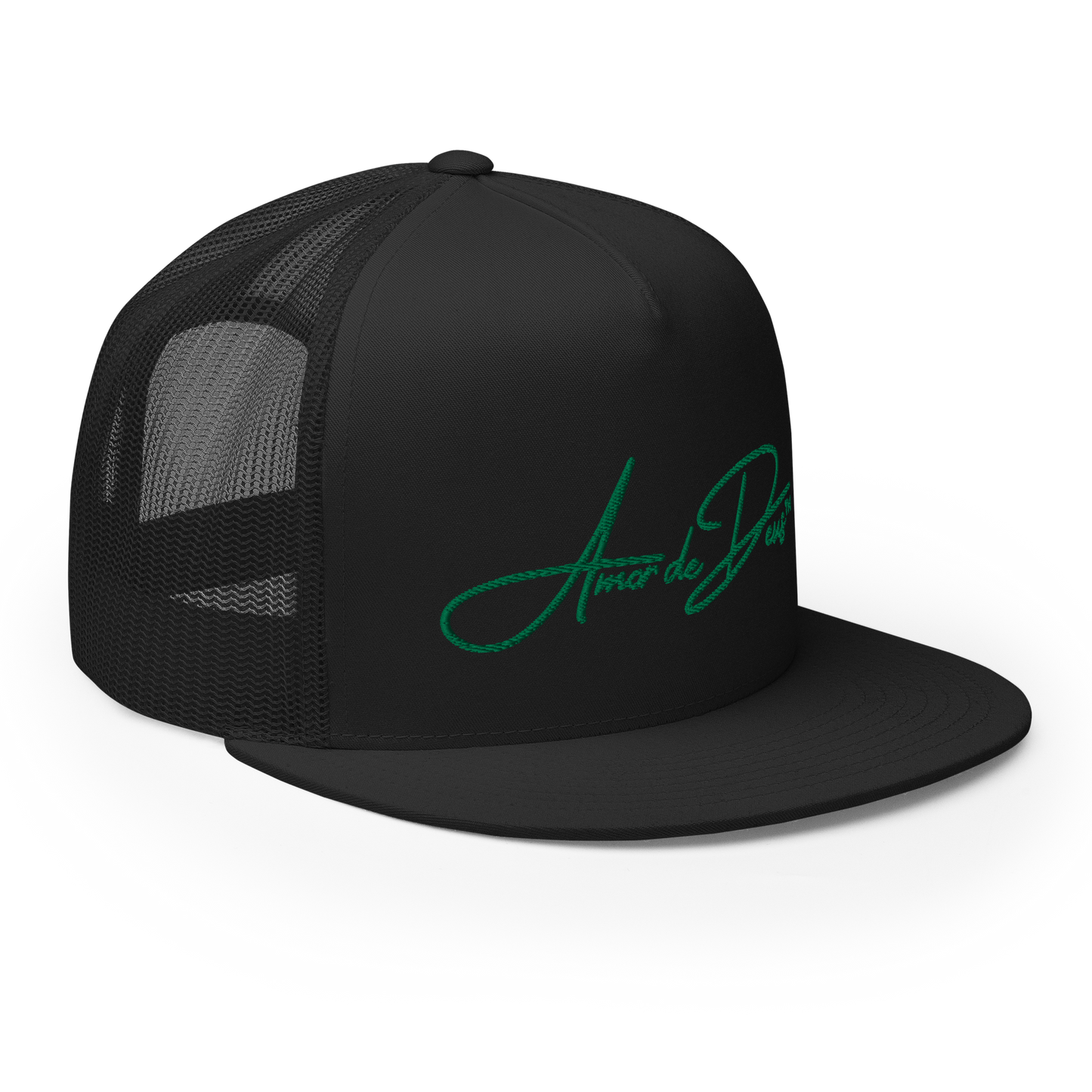 Script Logo Trucker Crwn - BLACK/GREEN