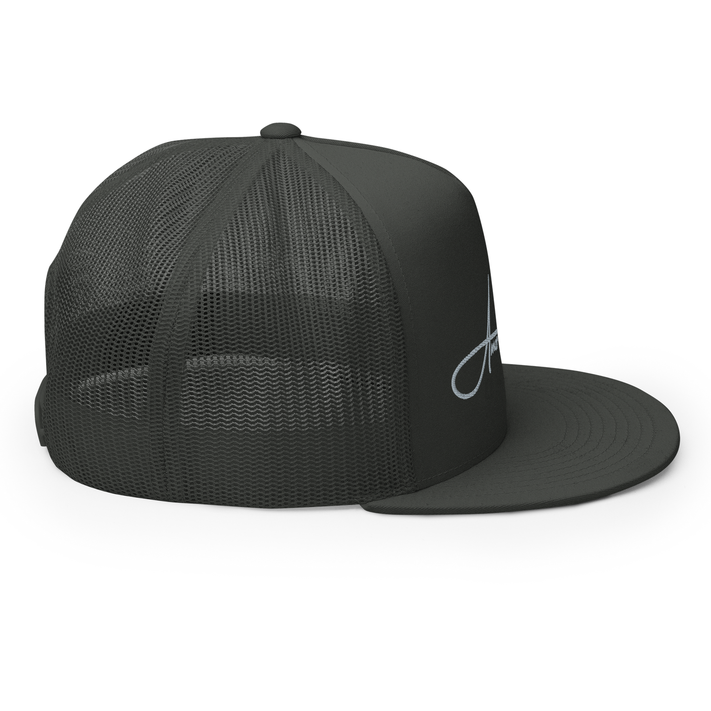 Script Logo Trucker Crwn - GRAY/GRAY