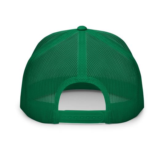 Script Logo Trucker Crwn - GREEN/WHITE