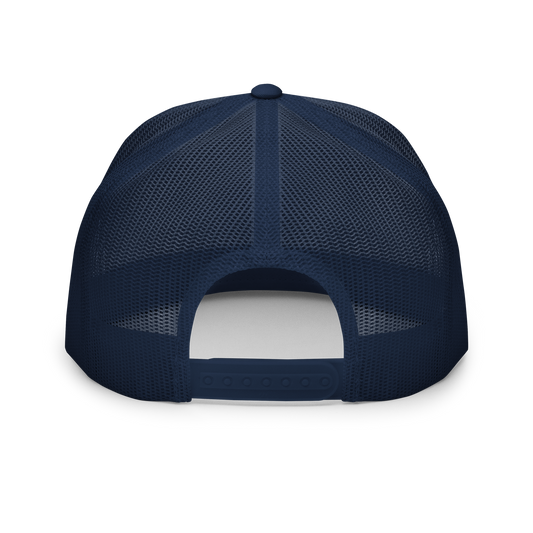 Script Logo Trucker Crwn - NAVY/WHITE