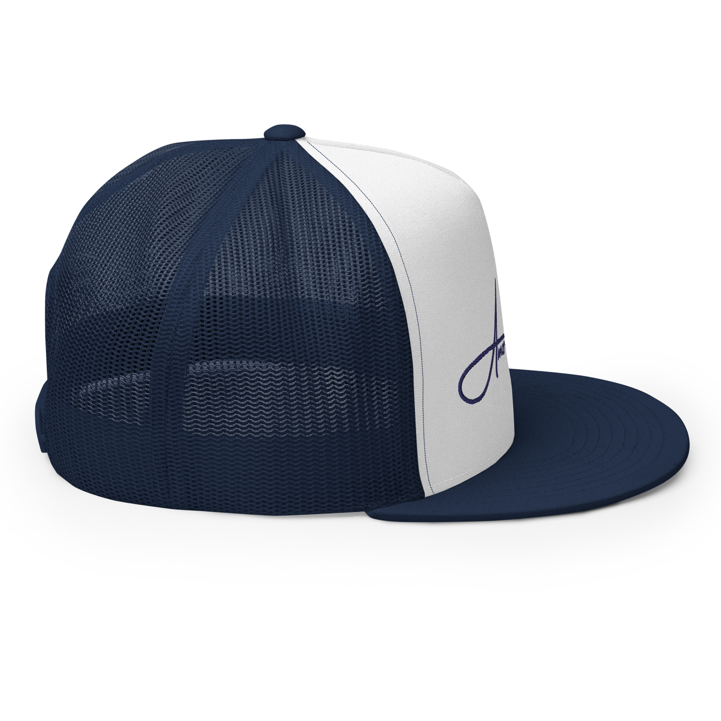 Script Logo Trucker Crwn - NAVY/WHITE