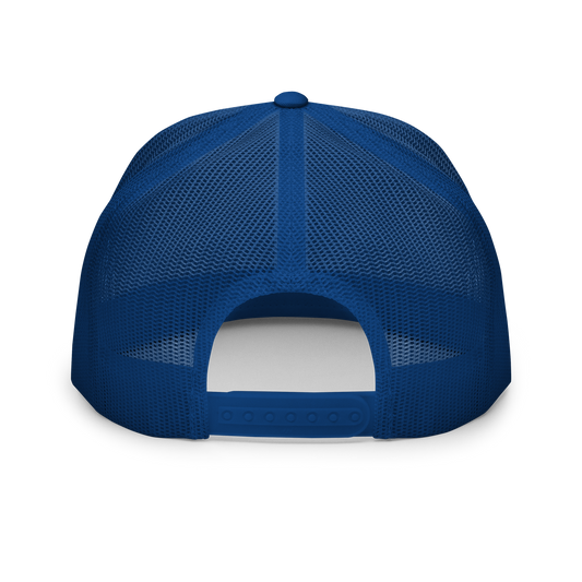 Script Logo Trucker Crwn - BLUE/WHITE