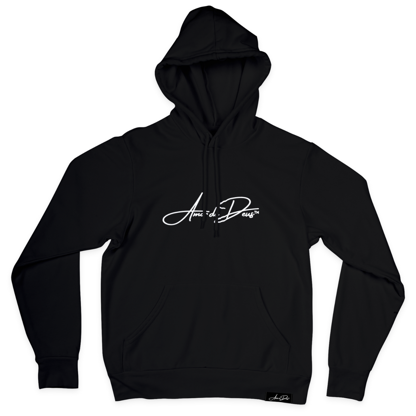 LOVE OF GOD Hoodie - BLACK/WHITE