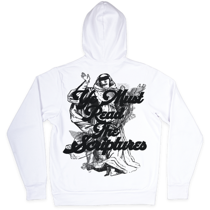 READ THE SCRIPTURES Hoodie - WHITE/BLACK