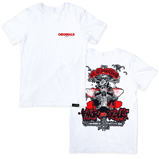 IT IS FINISHED T-Shirt - WHITE/RED
