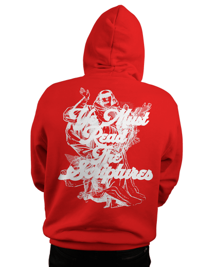 READ THE SCRIPTURES  Hoodie - RED/WHITE