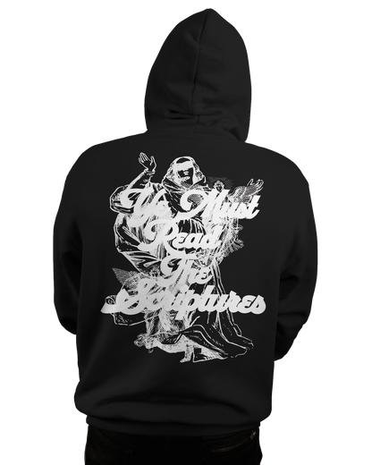 READ THE SCRIPTURES Hoodie - BLACK/WHITE