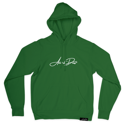 LOVE OF GOD Hoodie - GREEN/WHITE