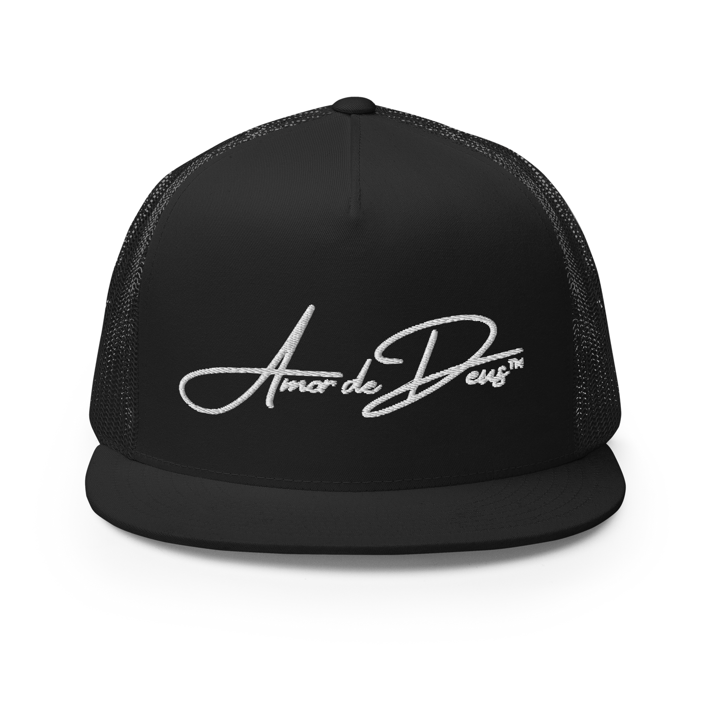 Script Logo Trucker Crwn - BLACK/WHITE