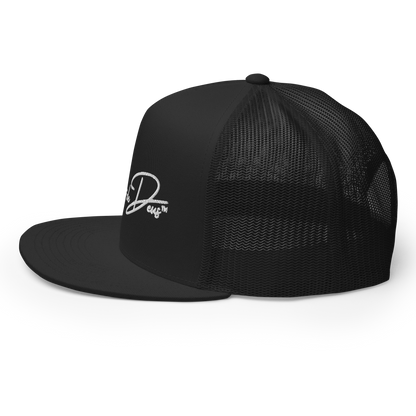 Script Logo Trucker Crwn - BLACK/WHITE