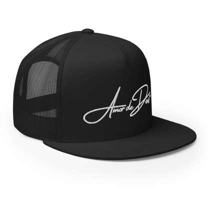 Script Logo Trucker Crwn - BLACK/WHITE