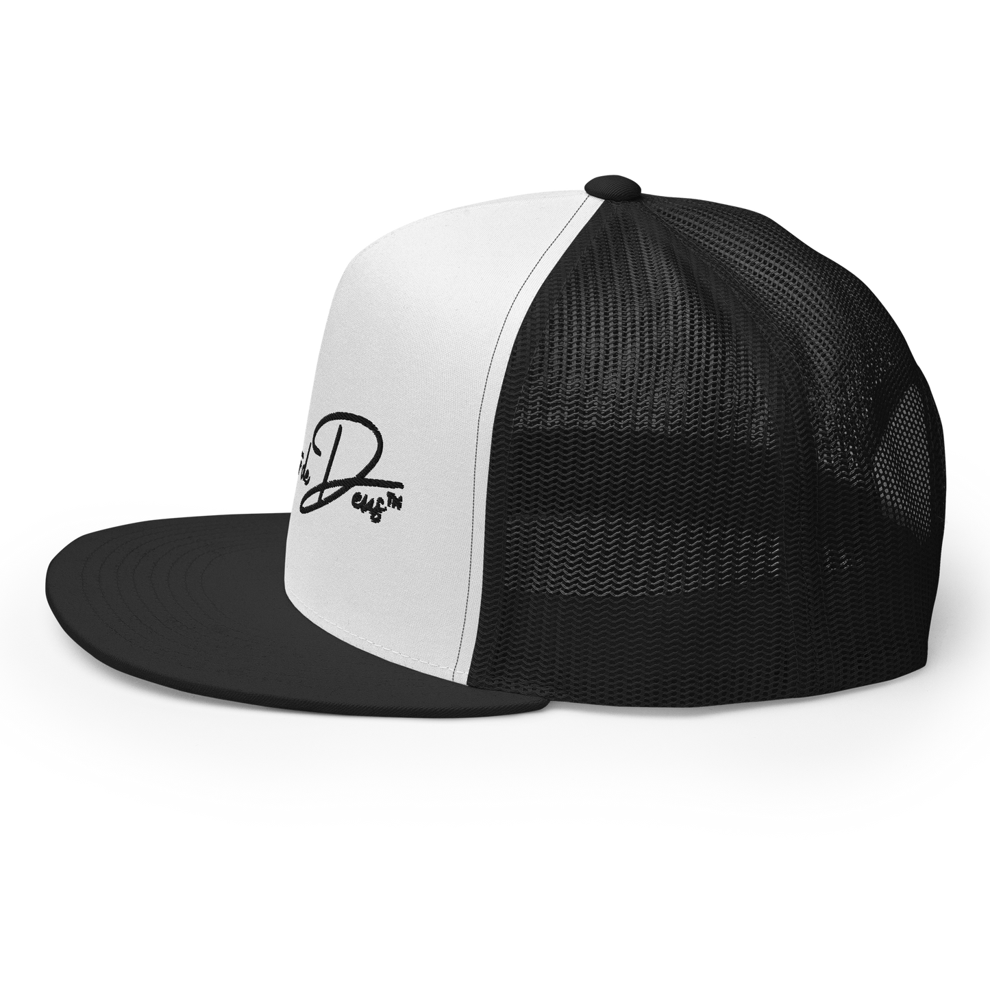 Script Logo Trucker Crwn - WHITE/BLACK