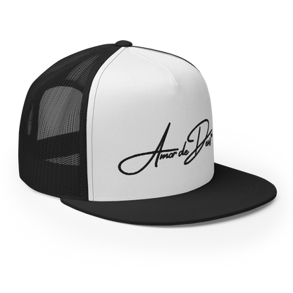 Script Logo Trucker Crwn - WHITE/BLACK