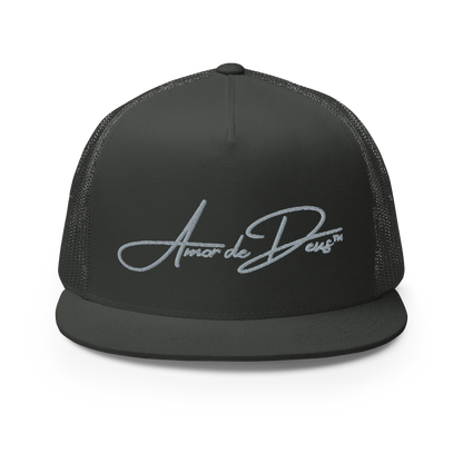 Script Logo Trucker Crwn - GRAY/GRAY