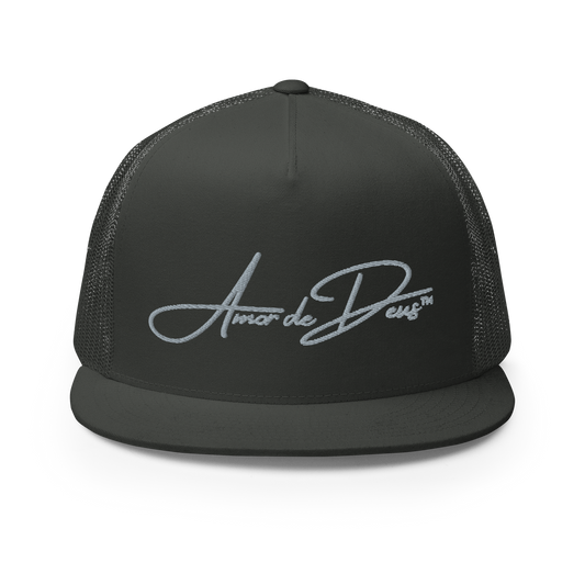 Script Logo Trucker Crwn - GRAY/GRAY