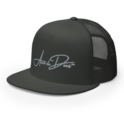 Script Logo Trucker Crwn - GRAY/GRAY