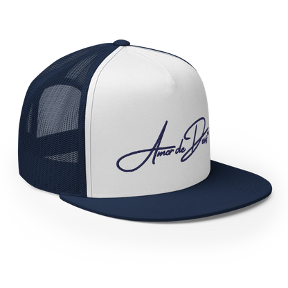 Script Logo Trucker Crwn - NAVY/WHITE
